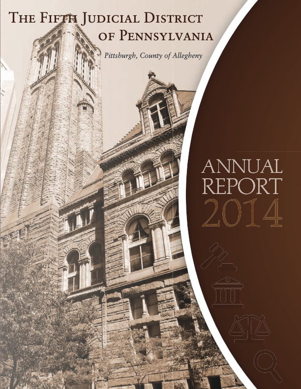 Annual Reports - Fifth Judicial District of Pennsylvania